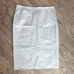 Ann Taylor Classic Tan Khaki Pencil Skirt Size 8 NWT